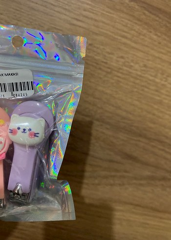 Pastel Renkli Sevimli Tırnak Makası Seti - Görsel 3