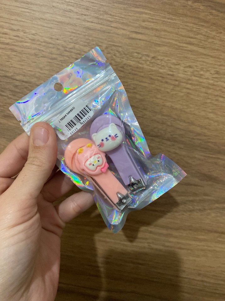 Pastel Renkli Sevimli Tırnak Makası Seti - Görsel 2