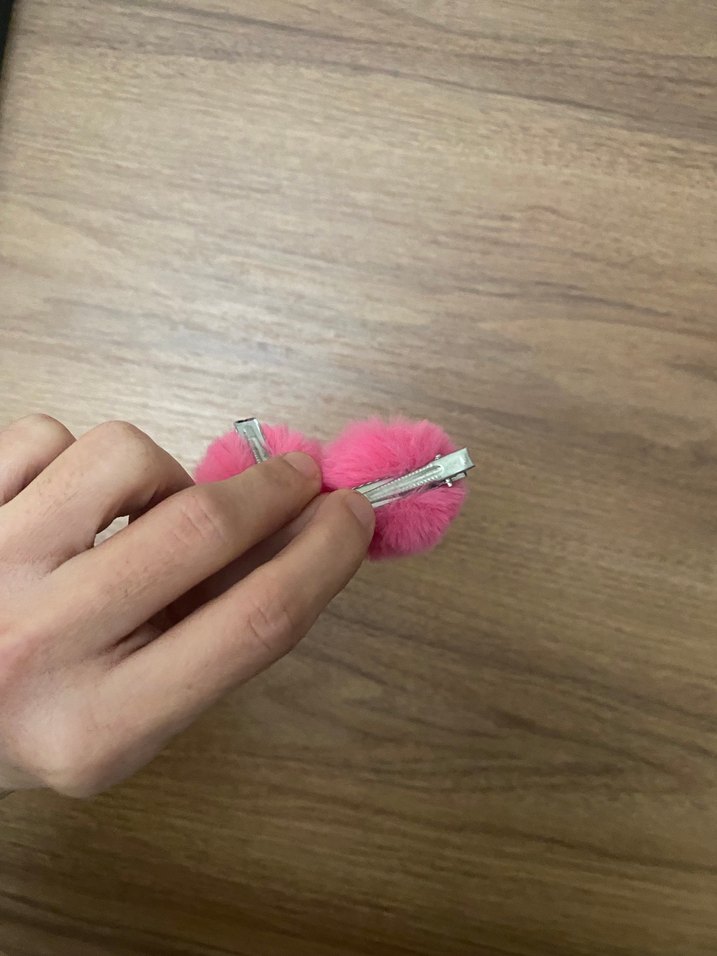 Pembe Kabartmalı Kadın Anahtarlık - Görsel 2