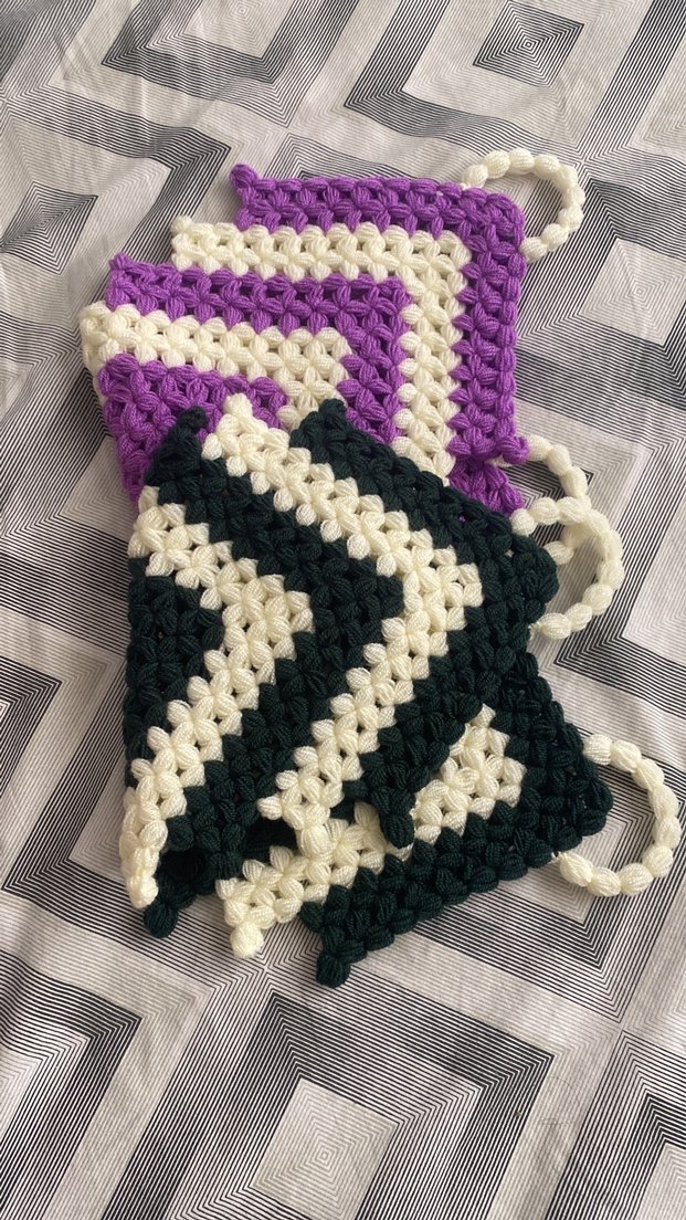 Renkli Örgü Banyo Süngeri - Görsel 2