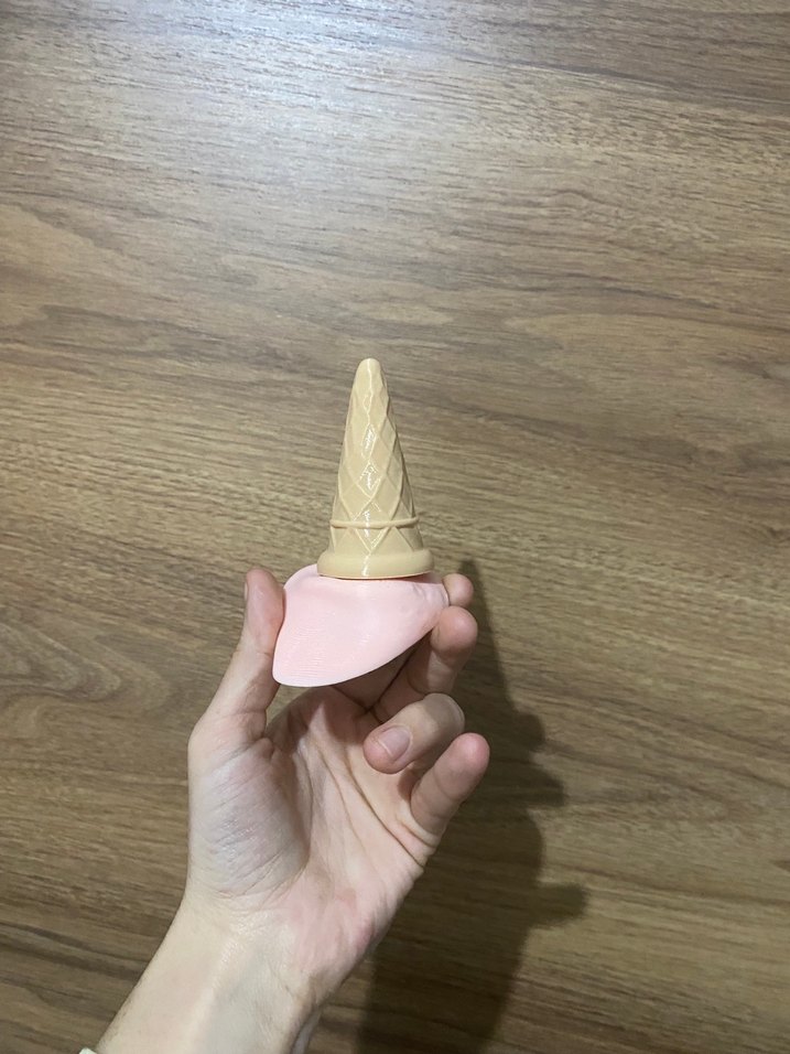 Dondurma Külahı Şeklinde Makyaj Süngeri - Görsel 3