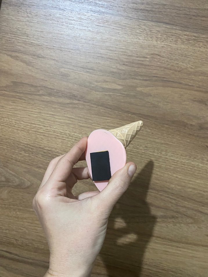 Dondurma Külahı Şeklinde Makyaj Süngeri - Görsel 2