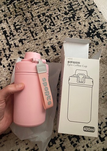 400ml Pastel Pembe Tyro Çocuk Termosu - Görsel 2