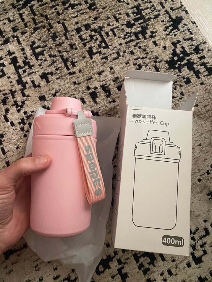 400ml Pastel Pembe Tyro Çocuk Termosu - Görsel 2
