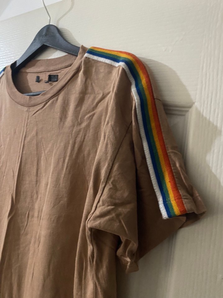 Bej Kısa Kollu Hamile Tişörtü - Görsel 2