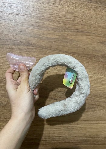 Bej Peluş Kedi Aksesuarı - Görsel 3