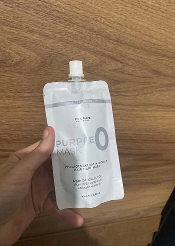 PURPLE Kolajen ve Keratin Saç Maskesi 100 ml - Görsel 2