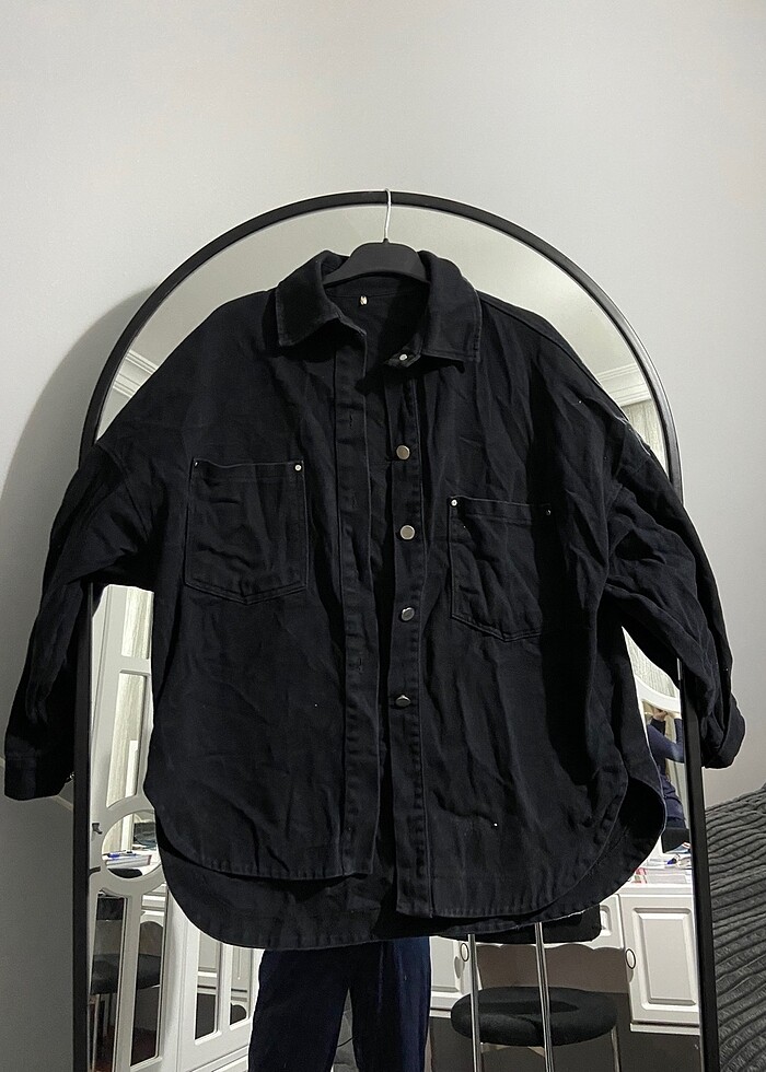 Siyah kot ceket - Görsel 3