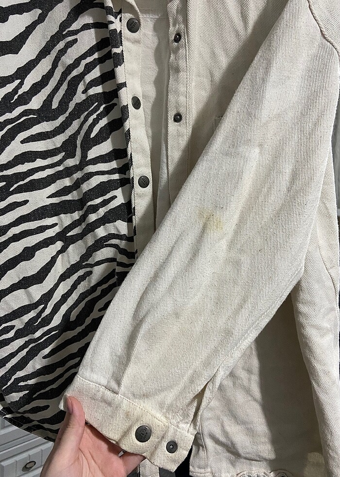 Zebra kot ceket - Görsel 3