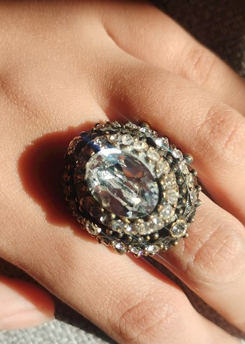 Altın Renkli Vintage İşlemeli Kadın Yüzük - Görsel 3