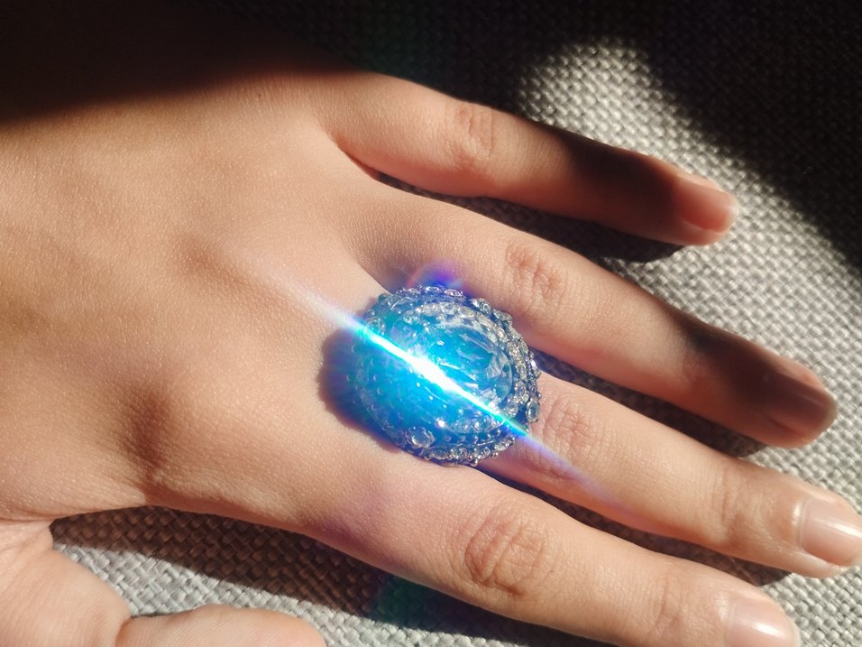 Altın Renkli Vintage İşlemeli Kadın Yüzük - Görsel 4