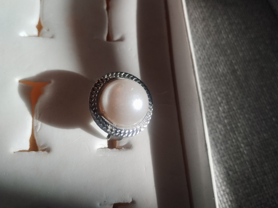 İnci Detaylı Vintage Bohem Kadın Yüzük - Görsel 2