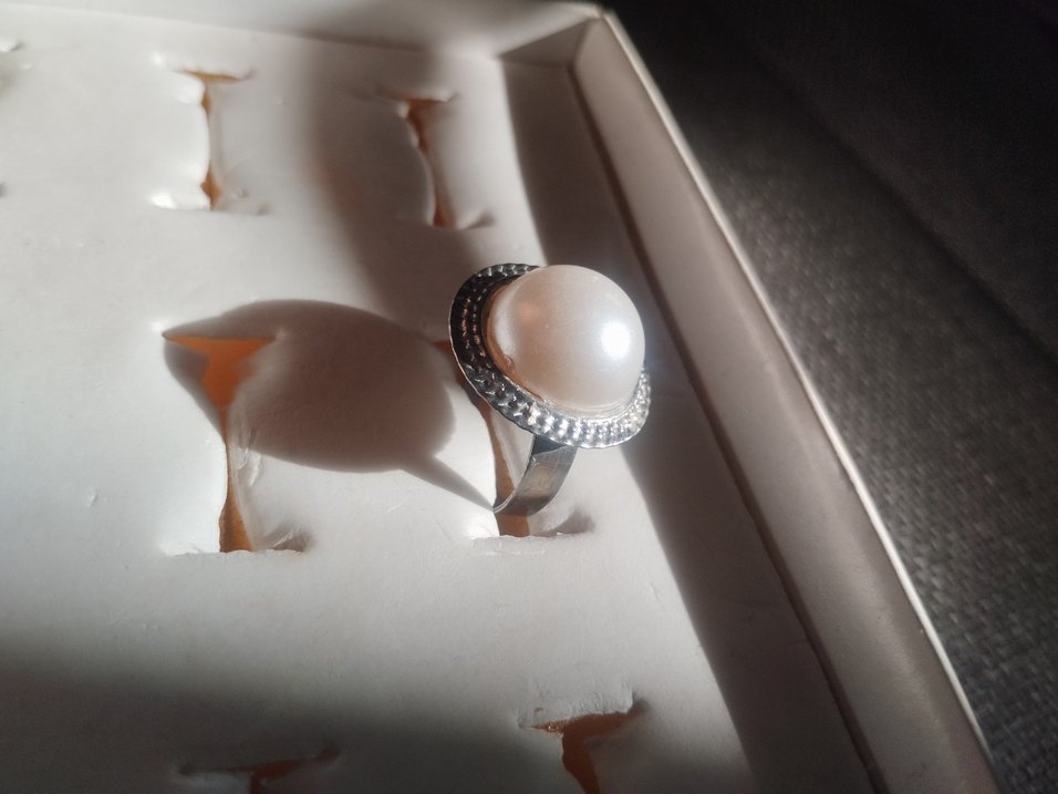 İnci Detaylı Vintage Bohem Kadın Yüzük - Görsel 3