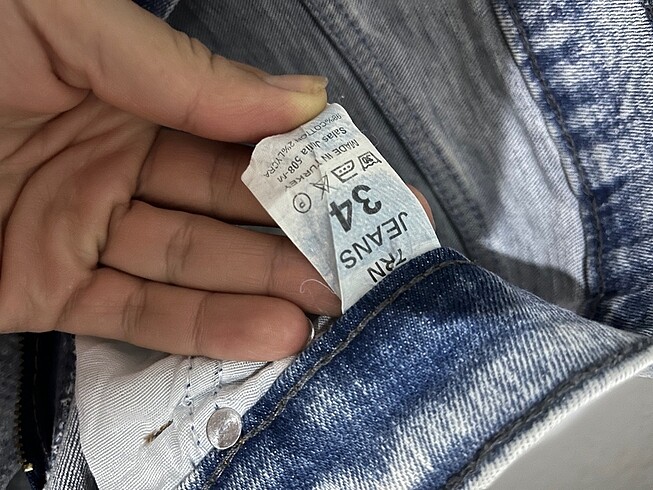 34 Beden Palazzo kot pantolon