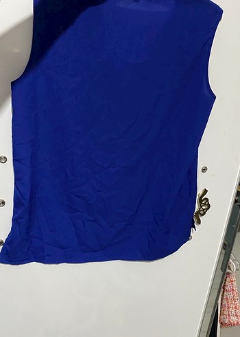 Cotton Bar saks mavisi bluz