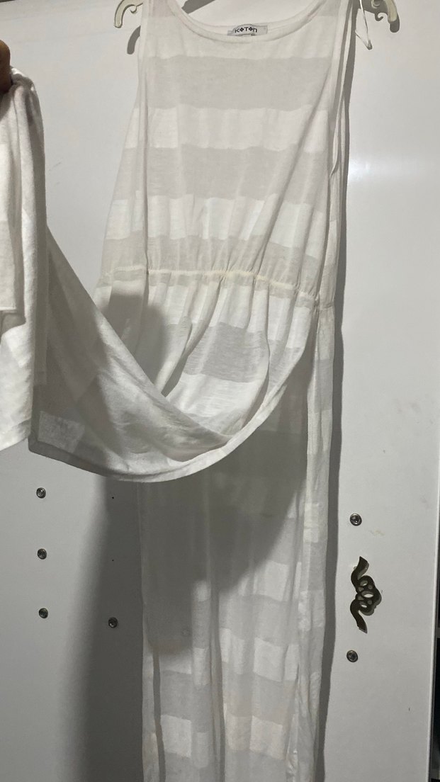 beyaz pareo - Görsel 2