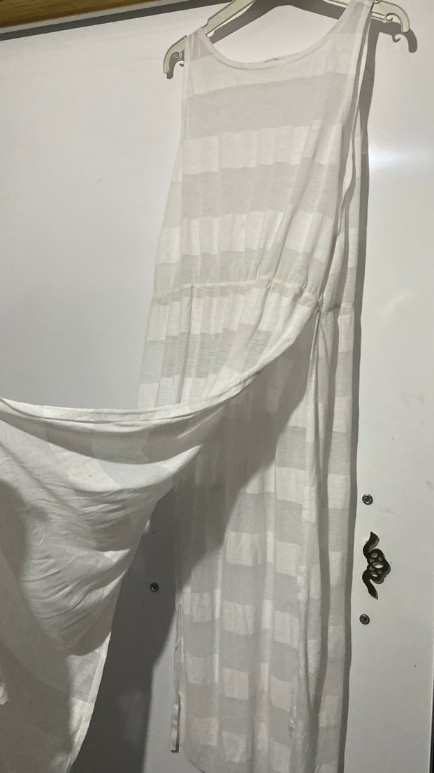 beyaz pareo - Görsel 4