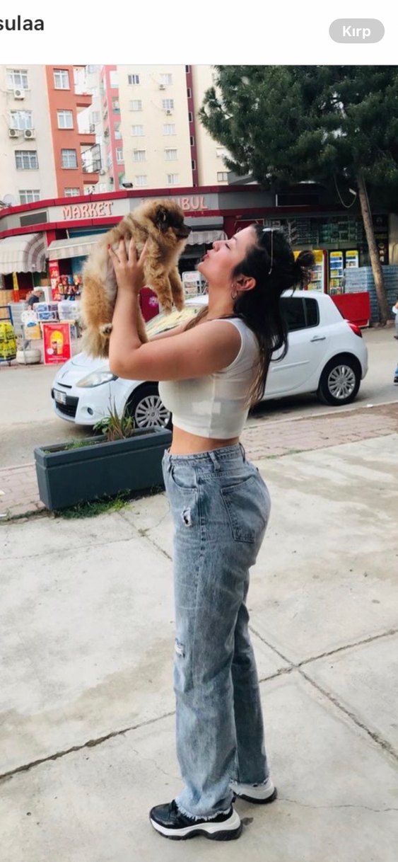 Gri boy friend Kot Pantolon - Görsel 5