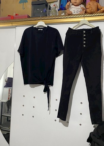 siyah zara tişört - Görsel 7