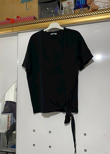 siyah zara tişört - Görsel 5