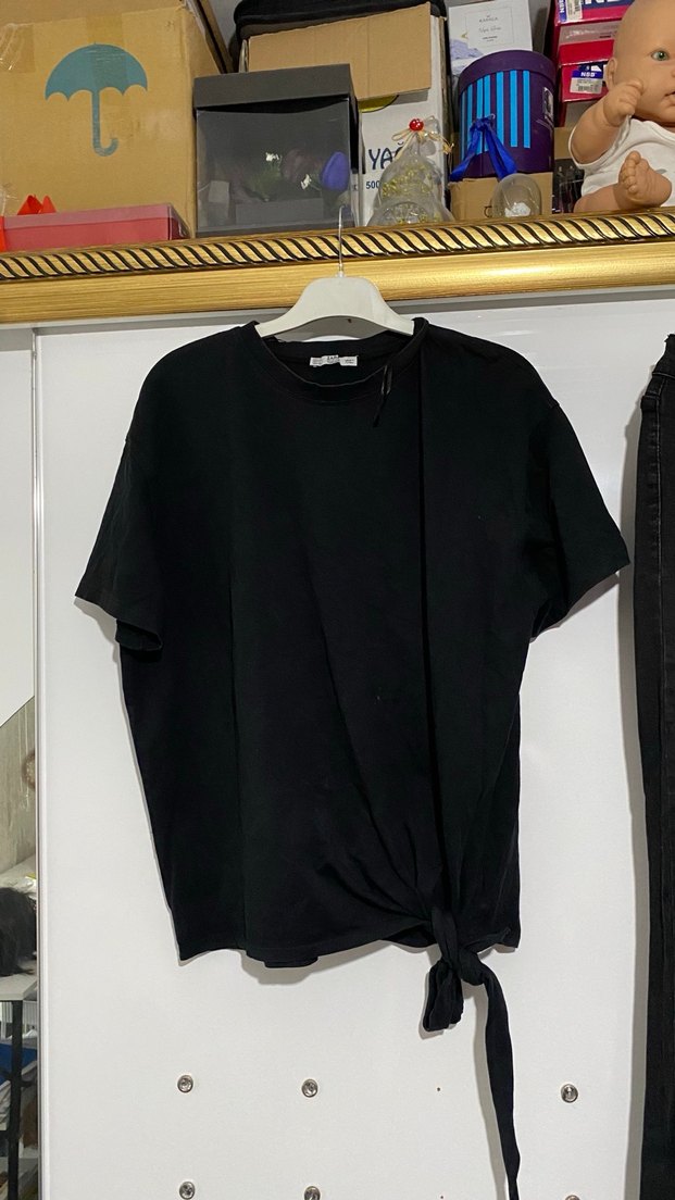 siyah zara tişört - Görsel 2