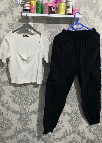 Zara beyaz crop
