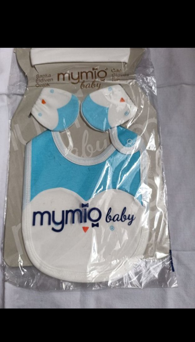 Pamuk Bebek Şapka ve Eldiven Seti - Görsel 3