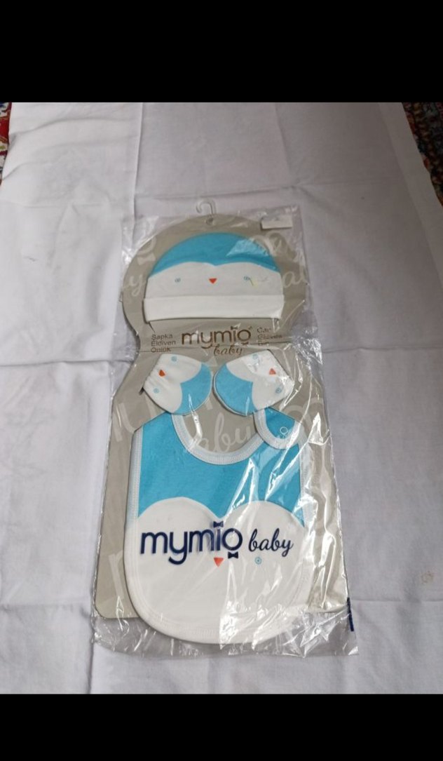 Pamuk Bebek Şapka ve Eldiven Seti - Görsel 2