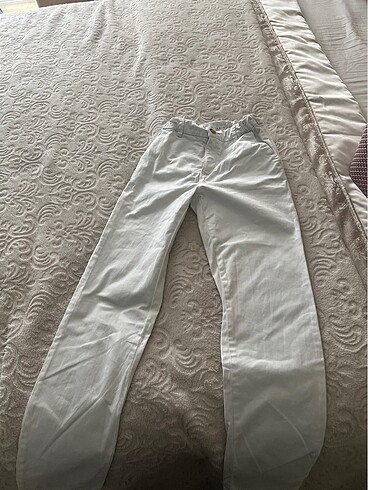 11-12 Yaş Beden beyaz Renk Zara pantalon