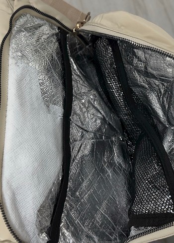 Bej Anne Bebek Çantası - Görsel 7