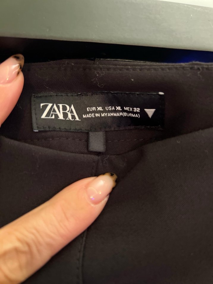 Zara Pilili Mini Etek - Görsel 2