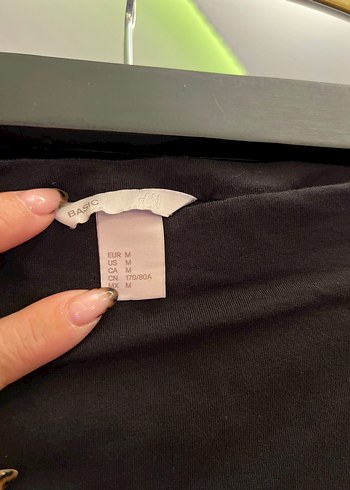 H&m Siyah Basic Mini Etek - Görsel 2