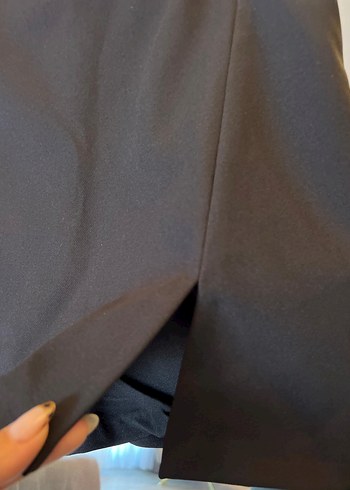 Siyah Mini şort Etek - Görsel 5