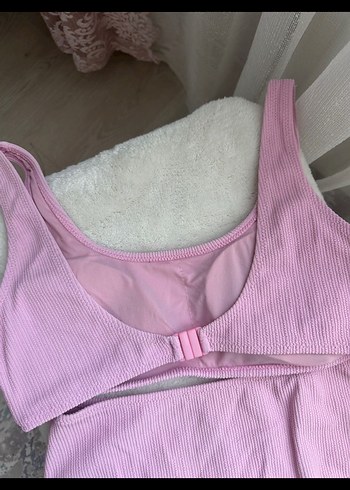 Pembe Fitilli Mini Bikini Takımı - Görsel 2