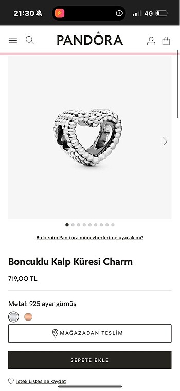 pandora charm