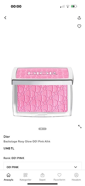 Dior allık
