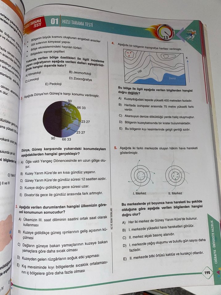 TYT Coğrafya Soru Bankası - - Görsel 3