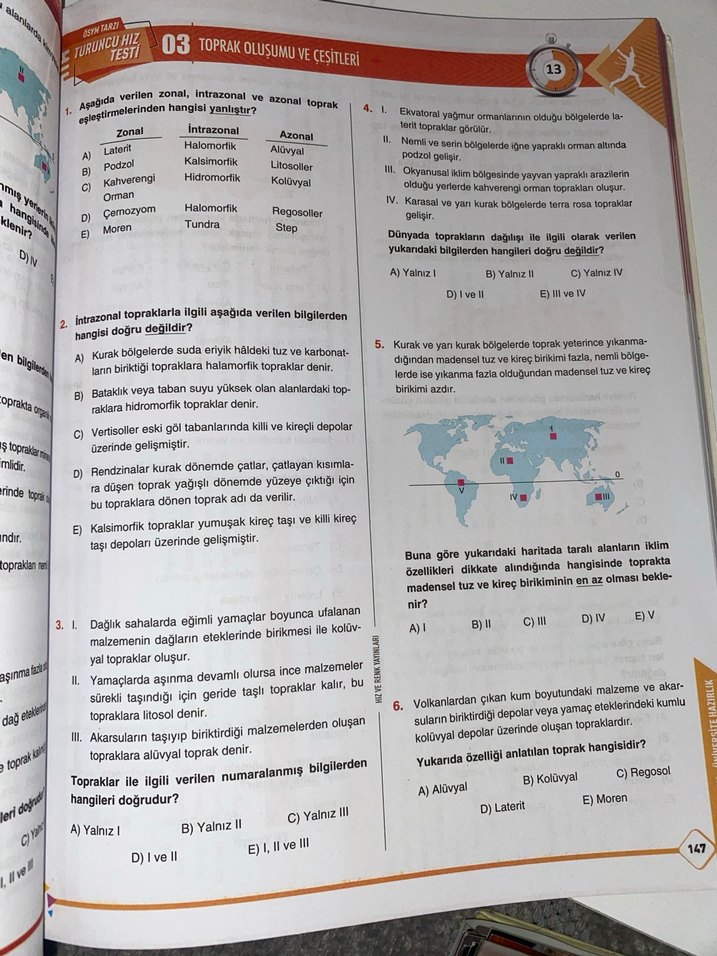 TYT Coğrafya Soru Bankası - - Görsel 4