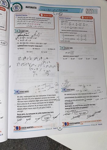 NET30 TYT Matematik/Türkçe/Sosyal Bilimler Soru Bankası - Görsel 12