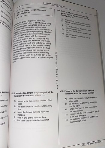 Dilko Winner 12.8 Reading Soru Bankası - Görsel 3