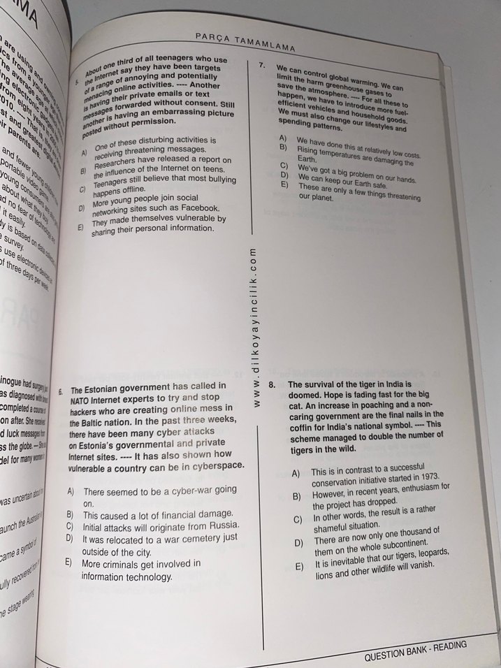 Dilko Winner 12.8 Reading Soru Bankası - Görsel 2