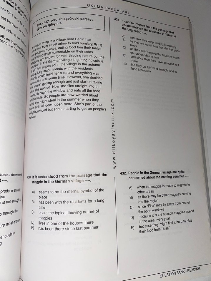 Dilko Winner 12.8 Reading Soru Bankası - Görsel 3