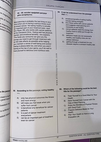 Dilko Premier 11.9  Soru Bankası - Görsel 5