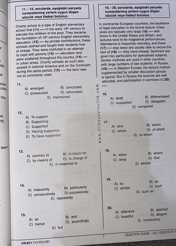 Dilko Premier 11.9  Soru Bankası - Görsel 4