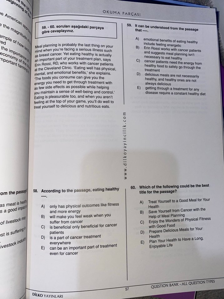 Dilko Premier 11.9  Soru Bankası - Görsel 5