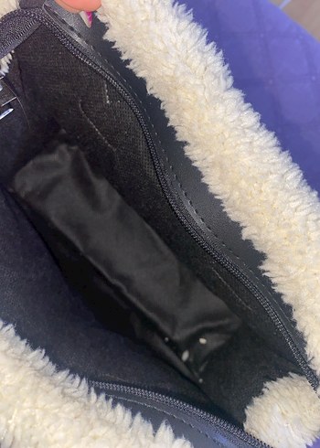 siyah nubuk kol çantası - Görsel 3