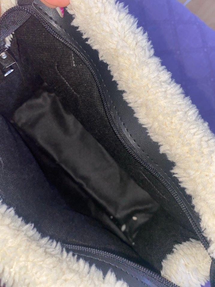 siyah nubuk kol çantası - Görsel 3