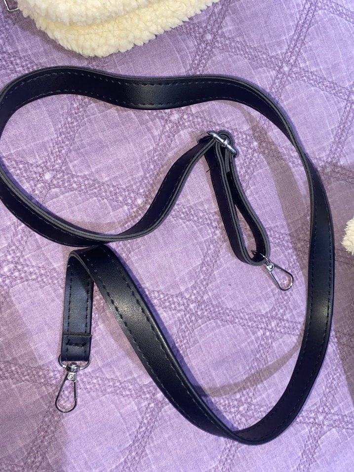 siyah nubuk kol çantası - Görsel 5