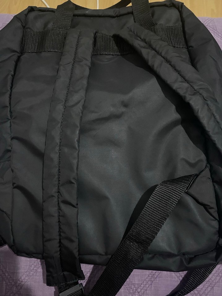 Siyah Kadın Sırt Çantası, Tokalı, Günlük - Görsel 2