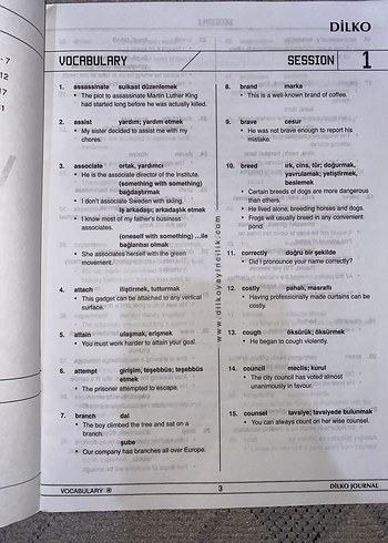 dilko vocabulary 1 - Görsel 3